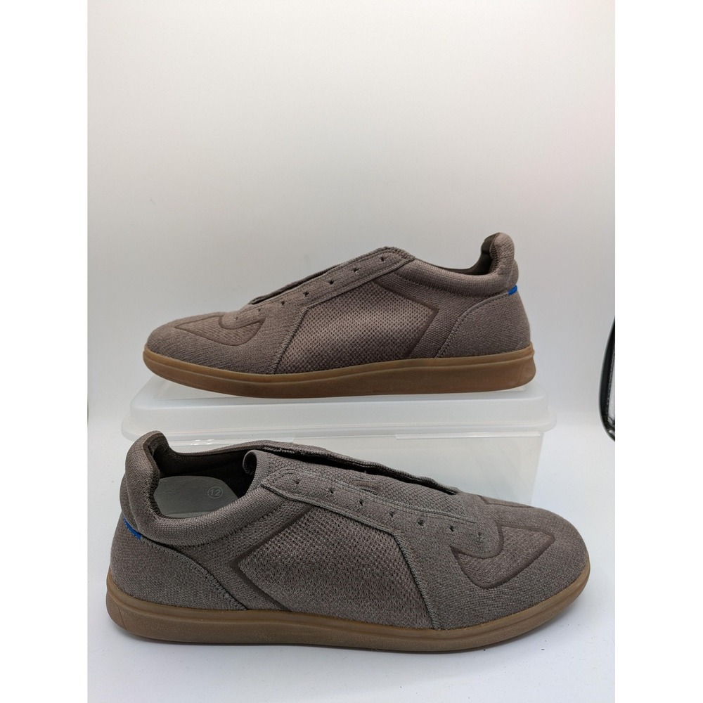 Rothy's Shoes Mens Size 12 Brown Wool Blend Knit Lace Up Sneakers Casual